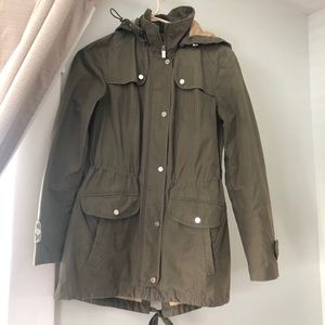 Jones New York Military Style Rain Coat